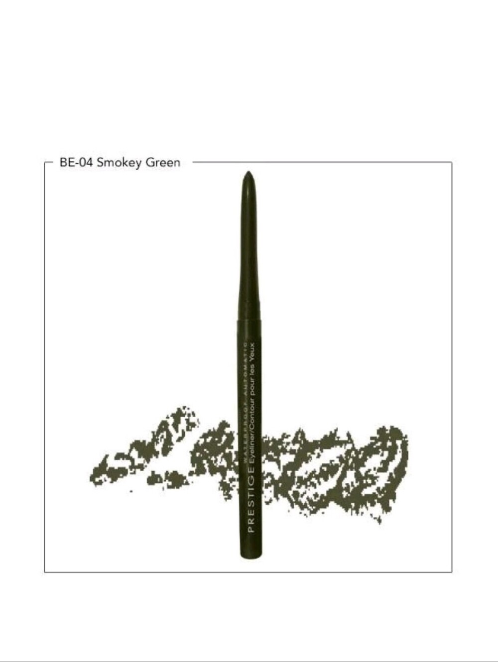 Prestige Waterproof Automatic Eyeliner, Be-04 Smokey Green 0.01 Oz Sealed